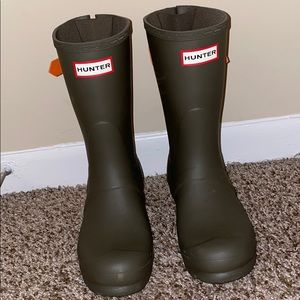 WORN ONCE!!! Midi hunter boots!